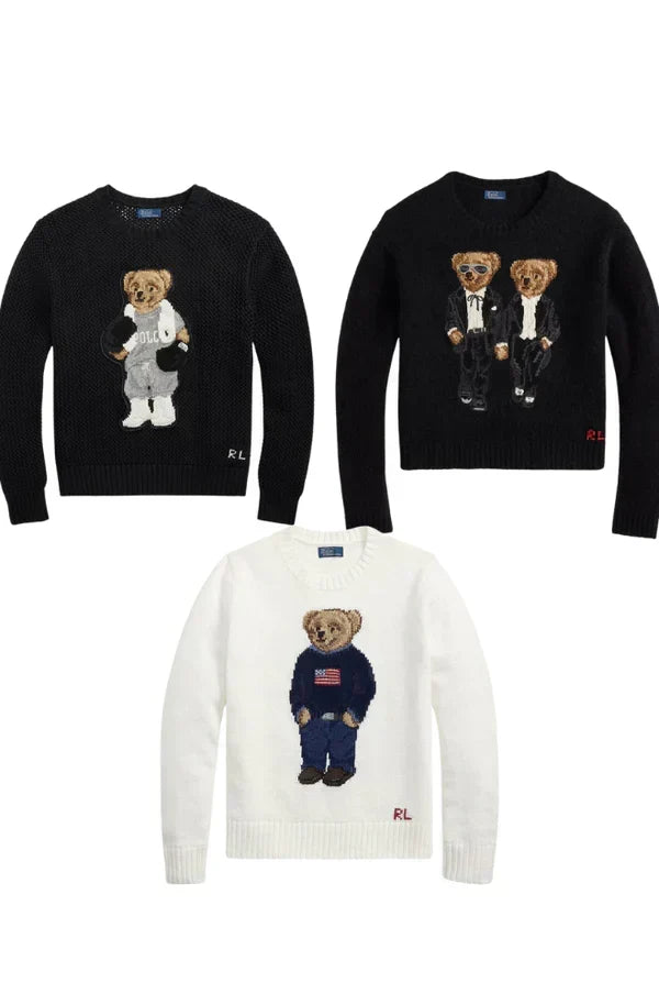 L.R Set 3 Styles RL Polo Bear Sweater Set