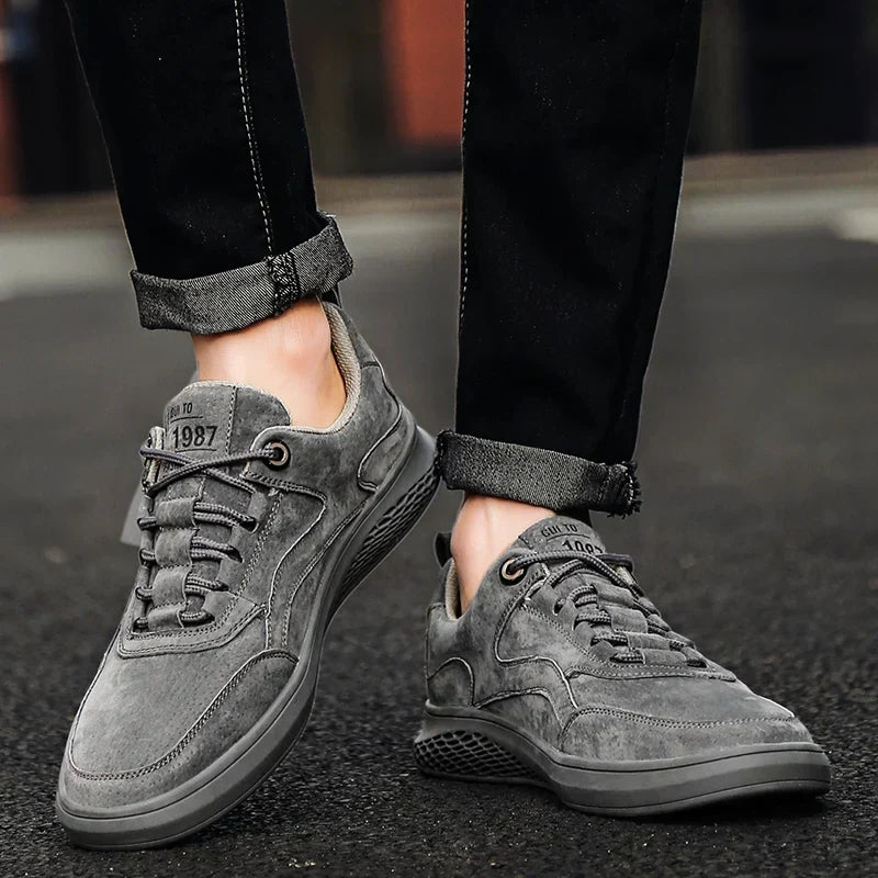 Valentio Genuine Suede Leather Sneaker
