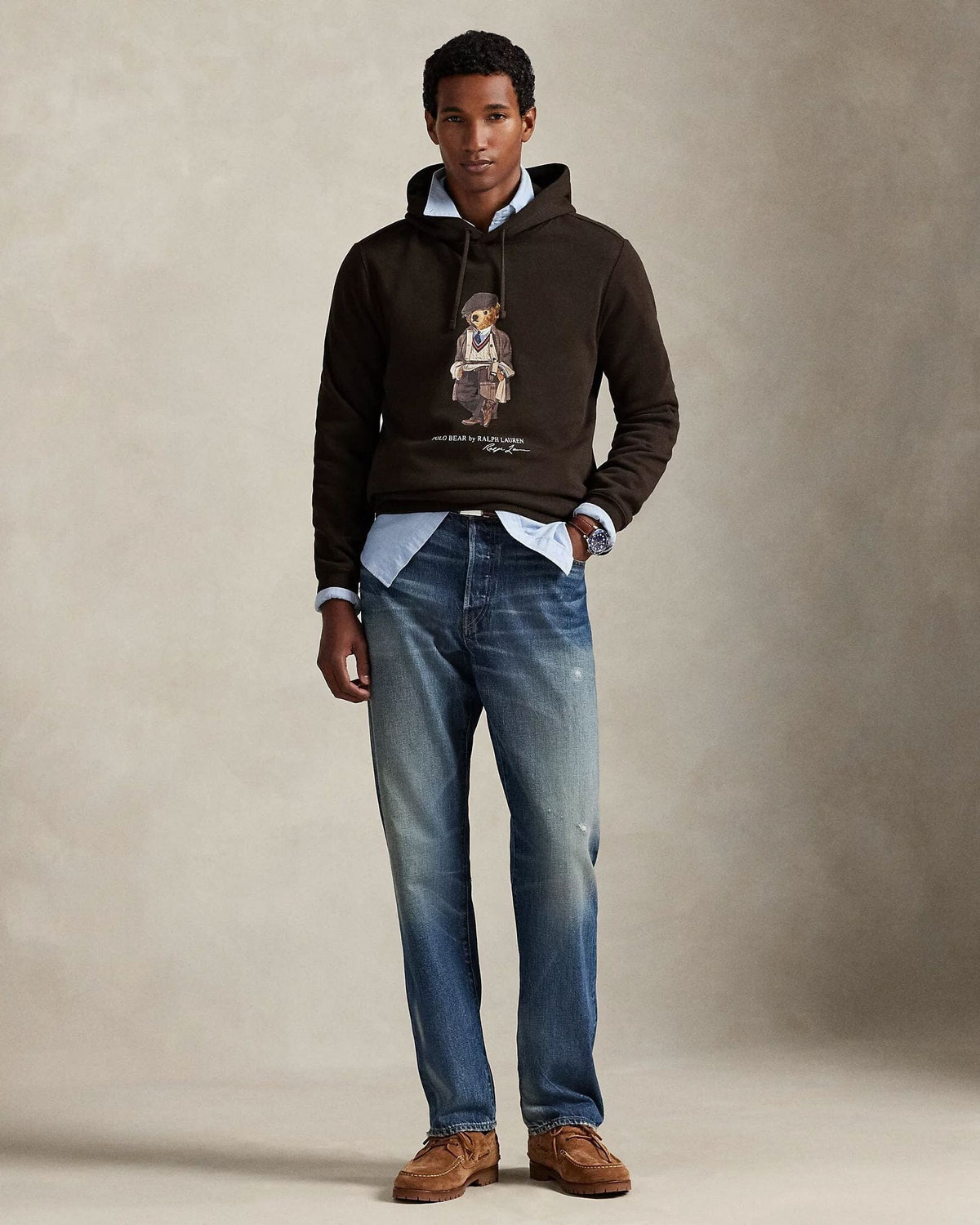 L.R Polo Bear Fleece Hoodie