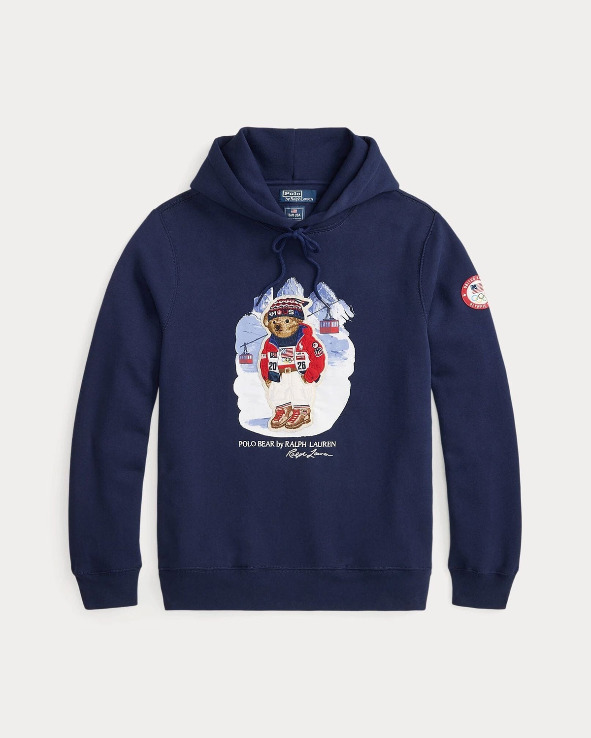 L.R Team USA Polo Bear Hoodie