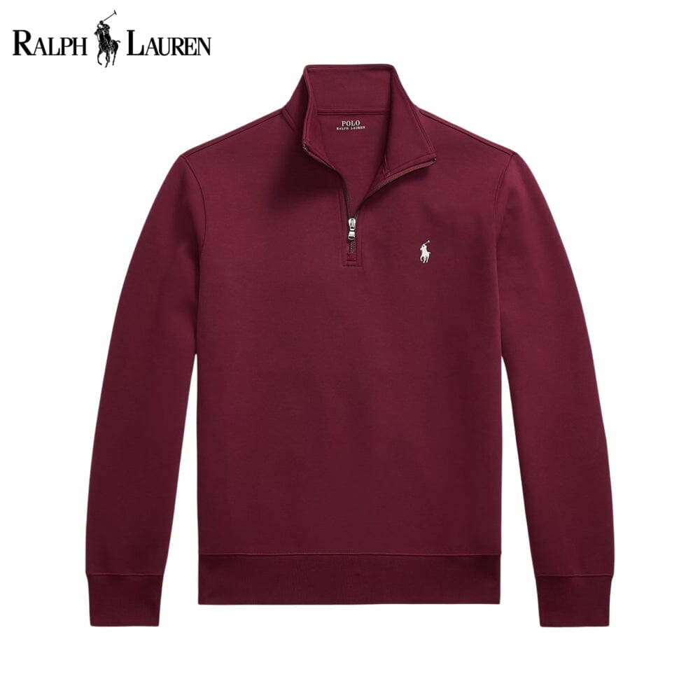 L.R Double-Knit Mockneck Pullover