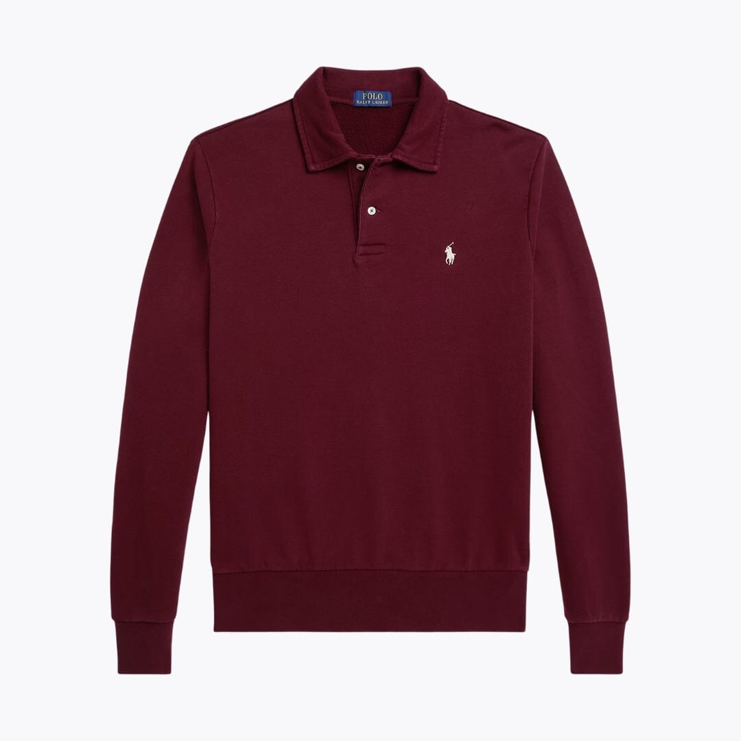 L.R Loopback Fleece Collared Sweatshirt
